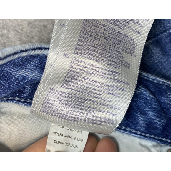 NYDJ Jeans Womens 18 Blue Barbara Bootcut Lift Tuck Stretch Denim Pants - Picture 12 of 14